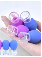 Professionnel de haute qualité beauté du visage grattage thérapie Massage Silicone sûr visage minceur ventouse pour le levage des rides