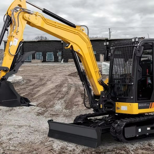 Excavatrice hydraulique compacte sur chenilles de 5,1 tonnes 9051FZTS 35,5 kW, performances stables, faible consommation de carburant pour les petits chantiers de construction - Product Image 1