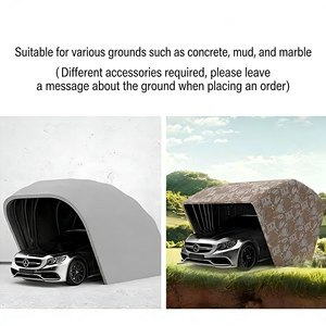 <span class=keywords><strong>Toldo</strong></span> Portátil Seguro para Automóviles, Toldos para Autos con <span class=keywords><strong>Toldo</strong></span> Retráctil para Estacionamiento al Aire Libre - Product Image 5