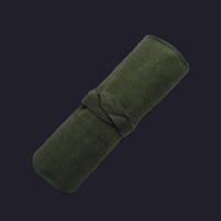 Rouleau à outils en toile à 10 poches pour outils de bonsaï, sac à outils, trousse à outils