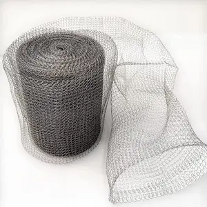 High quality stainless steel knitted wire mesh sleeve mesh filter for gas liquid separate