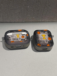 Étui en TPU avec imprimé graffiti de basket-ball MVP, <span class=keywords><strong>coque</strong></span> antichoc translucide givrée pour la série 4/3/Pro/2, design de vigne en forme de cœur rouge - Product Image 5