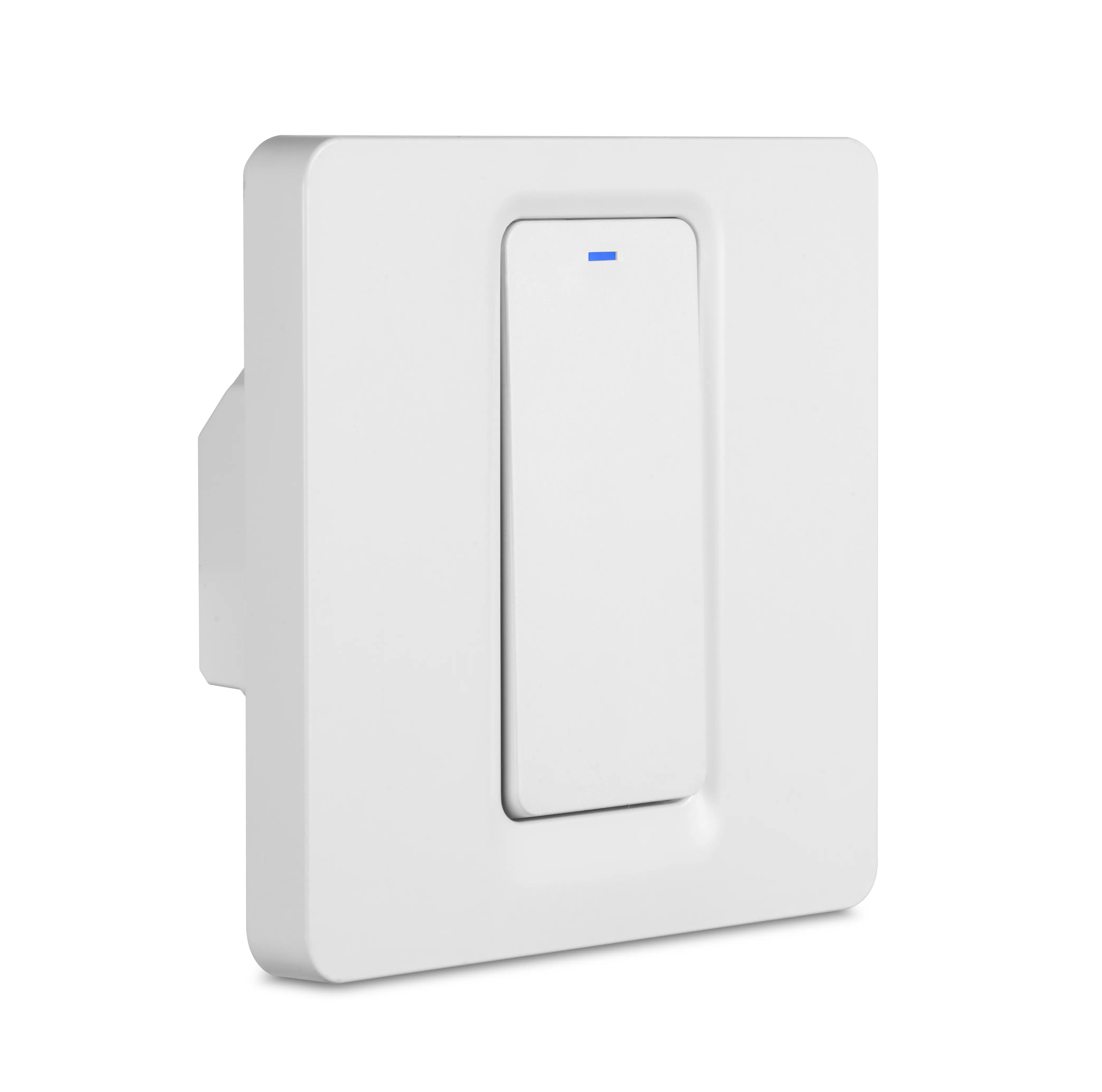 Interruttore a pressione WiFi Tuya Smart Life con pannello EU Wall 1 Gang interruttore luce compatibile Alexa 10A 220V interruttore intelligente manuale Google