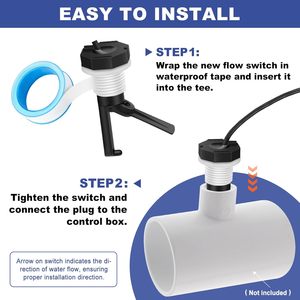 Pool <strong>Flow</strong> Sensor Assembly 15 Ft. Cable Compatible With Goldline Aquarite Salt Systems <strong>Flow</strong> Switch For Pools - Product Image 3