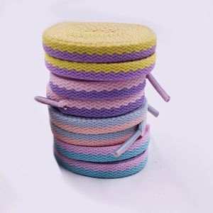 Cordones de Dos Tonos para Zapatillas con Logotipo Personalizado y Texto Impreso en Colores Mixtos - Product Image 2