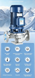 Pompe à <span class=keywords><strong>eau</strong></span> verticale ISWH 1,5 kW en acier inoxydable 304 de qualité alimentaire, pour circulation d'<span class=keywords><strong>eau</strong></span> froide et <span class=keywords><strong>chaude</strong></span>, 25 m³/h, 12,5 m, fonctionnement fiable - Product Image 4