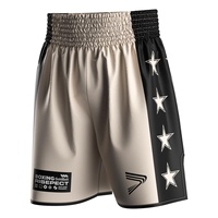 Shorts de boxe professionnels avec ceinture élastique, tissu respirant à séchage rapide, parfaits pour le sparring et l'entraînement physique
