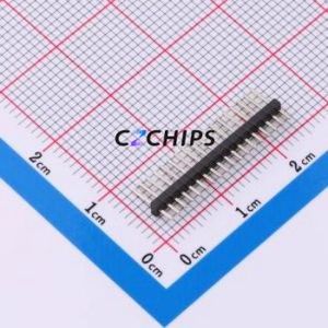 ZX-PZ1.27-1-18PZZ Pin Header Through hole Component (THT),P=1.27mm Connector 1x18P 1.27mm Pin Header Through Hole - Product Image 1