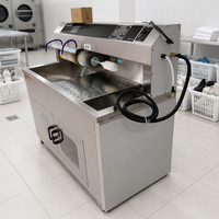 Machine de nettoyage de chaussures intelligente, commerciale, manuelle, électrique, neuve, en acier inoxydable 304