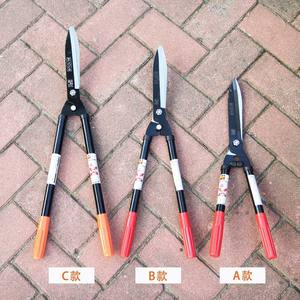 กรรไกรตัดแต่งกิ่ง Golden Horse ขนาด 45-60 ซม. ทำจากเหล็กกล้าคาร์บอนสูง ใช้สำหรับตัดแต่งหญ้า ดอกไม้ และพุ่มไม้ ด้ามจับพลาสติกสีแดง - Product Image 1