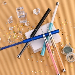 Pincel 3D para <span class=keywords><strong>uñas</strong></span>, delineador de doble punta, larga, pintura de Gel UV acrílico, longitud del pelo <span class=keywords><strong>2022</strong></span> personalizada, 7/9/11/20/25mm - Product Image 5