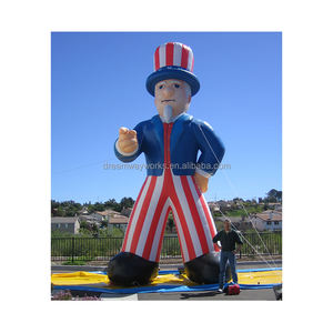 Homme de course gonflable géant de 2025 Offre Spéciale, figure gonflable d'éclairage de LED pour la publicité - Product Image 3