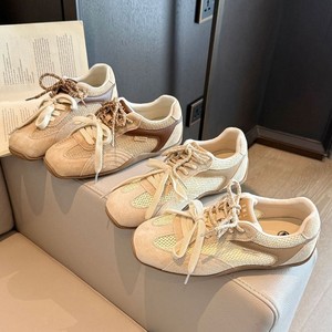 Collection Printemps 2026 - Nouvelles baskets légères confortables en cuir rétro à lacets, style décontracté, incontournables - Product Image 3