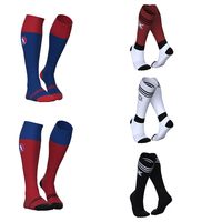 Chaussettes de sport automne jeunesse Baseball genou-haut coton personnalisé tricoté antidérapant respirant séchage rapide avec impression par Sublimation