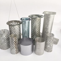 Tube filtrant en acier inoxydable résistant à la corrosion, maille métallique perforée, indice de filtration 1-5000 µm pour la filtration des liquides municipaux