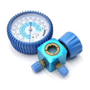 उच्च गुणवत्ता वाले मैनिफोल्ड गेज डिजिटल मैनिफोल्ड रेफ्रिजरेशन पार्ट्स सिंगल प्रेशर गेज CT-466 r22 <span class=keywords><strong>r134a</strong></span> मैनिफोल्ड सिंगल गेज - Product Image 3