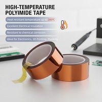 Nastro isolante in poliimmide Kapton personalizzato per alte temperature, monofacciale in PET, per protezione PCB