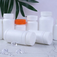 Bouteilles en plastique blanc pour pilules et médicaments HDPE 80g 100g 120g 150g 250g avec couvercle CRC
