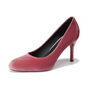 2611 Women's High Heels Thin Heels <strong>Red</strong> Sole Solid Elegant <strong>Suede</strong> Slip-On Shallow Mouth Simple Style Commuting Office <strong>Shoes</strong> - Product Image 2