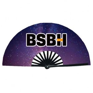 Nouvel Arrivage Éventail à Main en Tissu de Bambou Blanc Imprimé Soie avec Manche en Bambou pour Mariage et Fête, Prix Abordable - Product Image 5