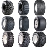 Pneu extérieur gris 190/50-12 non-marquant certifié DOT pour buggy et voiturette de golf