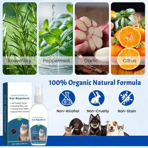 ZMaker Nouveau Spray Répulsif <span class=keywords><strong>pour</strong></span> Chats Efficace contre les Marques d'Urine et les Griffures Ingrédient Naturel - Product Image 3