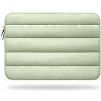 Housse d'ordinateur portable personnalisée simple en polyester, portable, rembourrée, 13-15 pouces, légère, durable, protectrice pour femmes