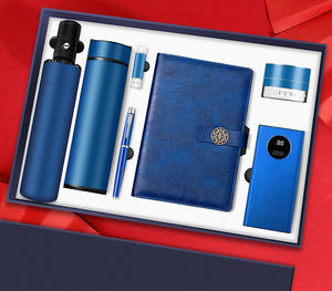 ชุดของขวัญธุรกิจสุดหรู 7 in 1 สำหรับพนักงาน ประกอบด้วยกระติกน้ำ พาวเวอร์แบงค์ ร่ม พร้อมสกรีนโลโก้ตามสั่ง - Product Image 2