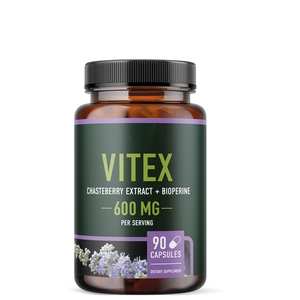 Private Brand Chasteberry <strong>Capsules</strong> with Black Pepper Vitex <strong>Capsule</strong> Women Supplement Hormonal Acne - Product Image 2