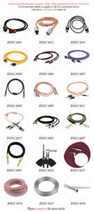 RSANTEK haut de gamme OFC AC <span class=keywords><strong>HIFI</strong></span> câble Audio <span class=keywords><strong>Hifi</strong></span> fil d'alimentation RCA câble Audio pour bricolage - Product Image 2