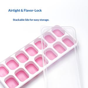 Molde de silicona cuadrado para cubitos de hielo de 14 rejillas al por mayor, no tóxico, para bar, pub, vino - Product Image 6