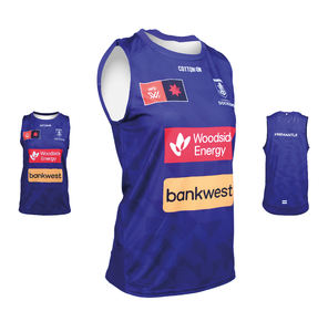 Fournisseur chinois Impression par transfert de chaleur Poly Tee Mesh Wicking Treatment Singlet Sportswear Running T-Shirt - Product Image 1