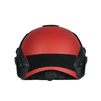 Casque tactique rapide MH rouge avec système de réglage intérieur OPS pour les accessoires de cinéma et les jeux CS adaptés à toutes les saisons