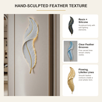 Appliques Murales LED Design Moderne, Lampes d'Intérieur Décoratives en Résine de Haute Qualité pour Hôtel, Villa, Projet et Art Domestique 220V