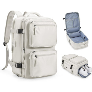Custom Large Capacity Multifunctional Men's Laptop <b>Backpack</b> Business Casual Cross-body Style Shoulder <b>Strap</b> Casual Professional - Product Image 1