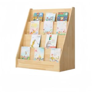 Estantería de libros para guardería, estantería de madera para preescolar, estantería Montessori para libros de guardería, muebles para el hogar - Product Image 2