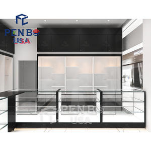 Modern Fragrance Interior Decoration Shop Fitting Design Perfume Glass <b>Cabinet</b> Perfume <b>Wall</b> Shelves Perfume Store Furniture - Product Image 5