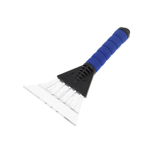 Ice Scraper Plastic Blue EVA Handle Car Snow Removal Tool - Product Image 4