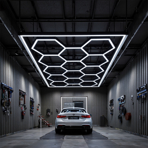 Gimnasio de luz LED hexagonal, luces hexagonales en GARAJE, luz LED colgante hexagonal, luces LED hexagonales para juegos - Product Image 5