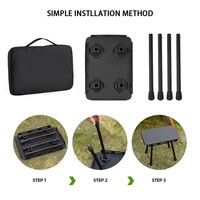 Table de bar portable mini pliable légère pour l'extérieur, idéale pour le camping – Vente chaude directe usine