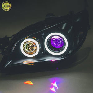 Meilleures ventes : Nouveau Bi-Xénon Visteon 2,5 et 3 pouces avec film bleu et structure nid d'abeille pour lentille de projecteur HID H4 H7, accessoires de <span class=keywords><strong>voiture</strong></span> pour la conversion - Product Image 2