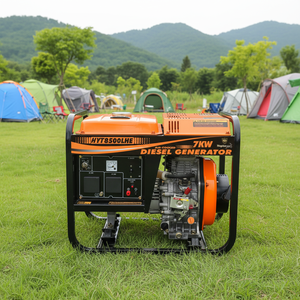 Générateur diesel à châssis ouvert 6,5 kW 50 Hz refroidi par air, <span class=keywords><strong>prix</strong></span> usine, cylindrée 531 cm³ pour usage de secours hospitalier - Product Image 5