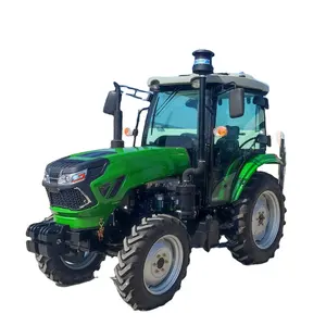 High quality 70HP relieva tract 4 wheel drive tractor with front end loader slasher mower price for sale made in china