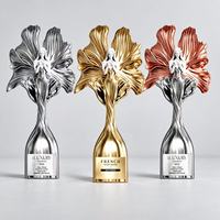 Trophée en métal de haute qualité, déesse ange, en alliage de plomb-étain, couleurs or/argent/cuivre. Personnalisable pour les événements d'entreprise - Beauté