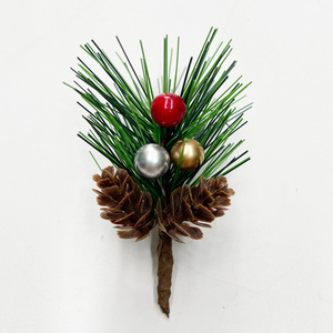 Decoraciones Navideñas de Plástico SuperZ, Ramas de Agujas de Pino, Adornos, Piñas Artificiales, Agujas de Pino, Conjuntos de Regalo Creativos, DIY - Product Image 2
