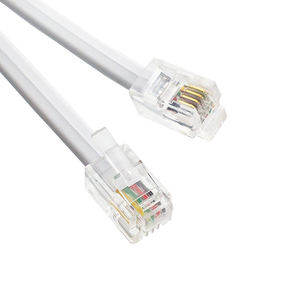 Nuevo <span class=keywords><strong>Cable</strong></span> Telefónico Modular <span class=keywords><strong>de</strong></span> <span class=keywords><strong>30</strong></span> <span class=keywords><strong>Metros</strong></span> RJ11 6P4C Macho a Macho para Línea Fija DSL - Product Image 6