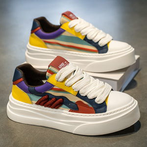 Zapatillas Deportivas de Plataforma con Aumento de Altura, Transpirables, de Malla y PU, Antideslizantes, Cómodas, para Hombre, Estilo Casual - Product Image 2