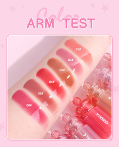 Gloss à lèvres effet miroir longue tenue 24h personnalisable MLM, waterproof, anti-transfert, effet gelée, repulpant et hydratant, 6 couleurs. - Product Image 4