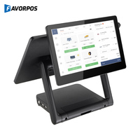 Terminal de point de vente pliable en aluminium pour comptoir, caisse enregistreuse avec côté magnétique, machine de point de vente
