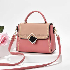 New Arrive Messenger Bag Pu Leather Ladies Tote Hand Bags Trendy Shoulder Bags Women's <b>Handbags</b> for Girls - Product Image 2